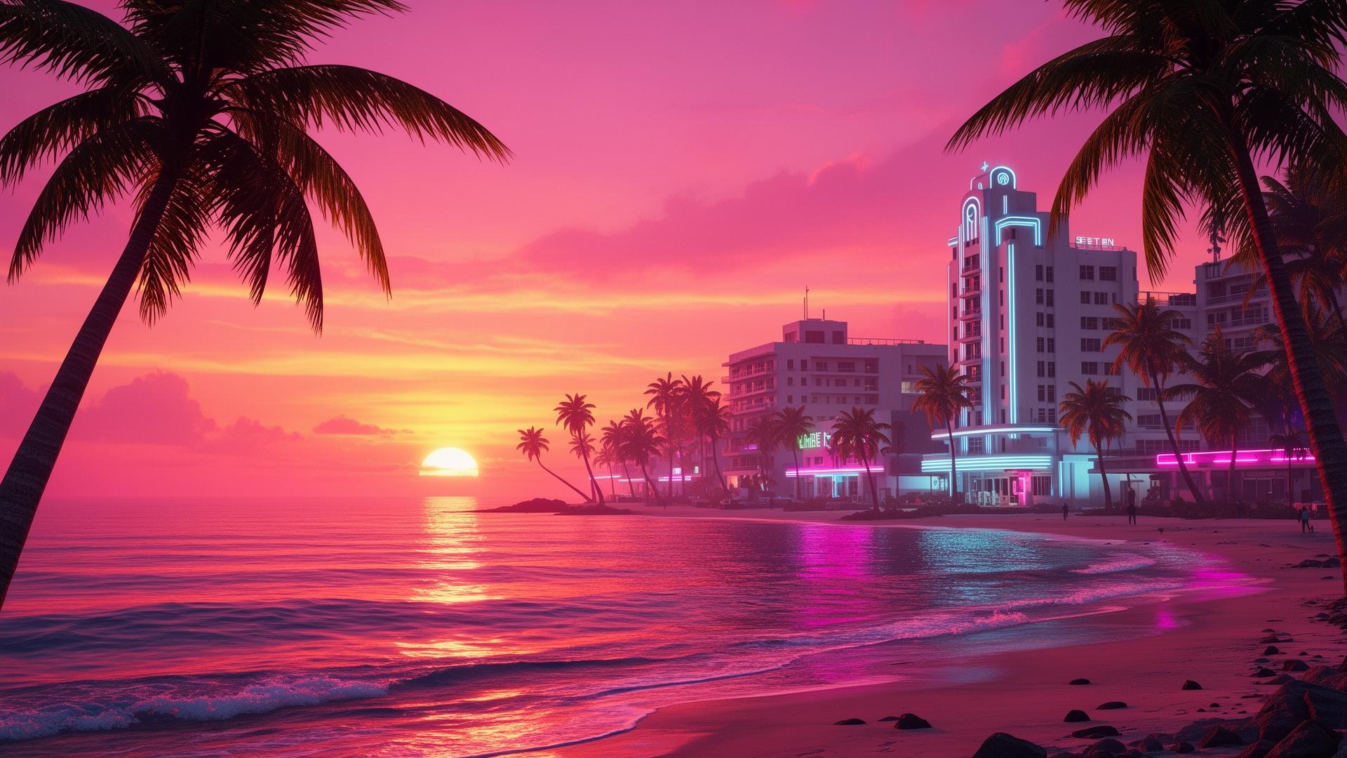 Vice City sunset